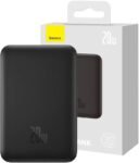 Baseus Magnetic Mini Air Power Bank 10000mAh 20W, batería externa magnética con carga rápida inalámbrica y por cable, compatible con MagSafe para iPhone, diseño compacto y ligero ideal para cargar dispositivos sobre la marcha.