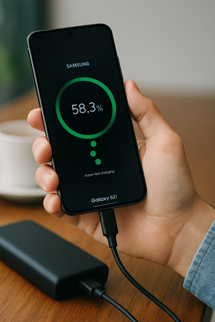 Batería externa carga rápida samsung