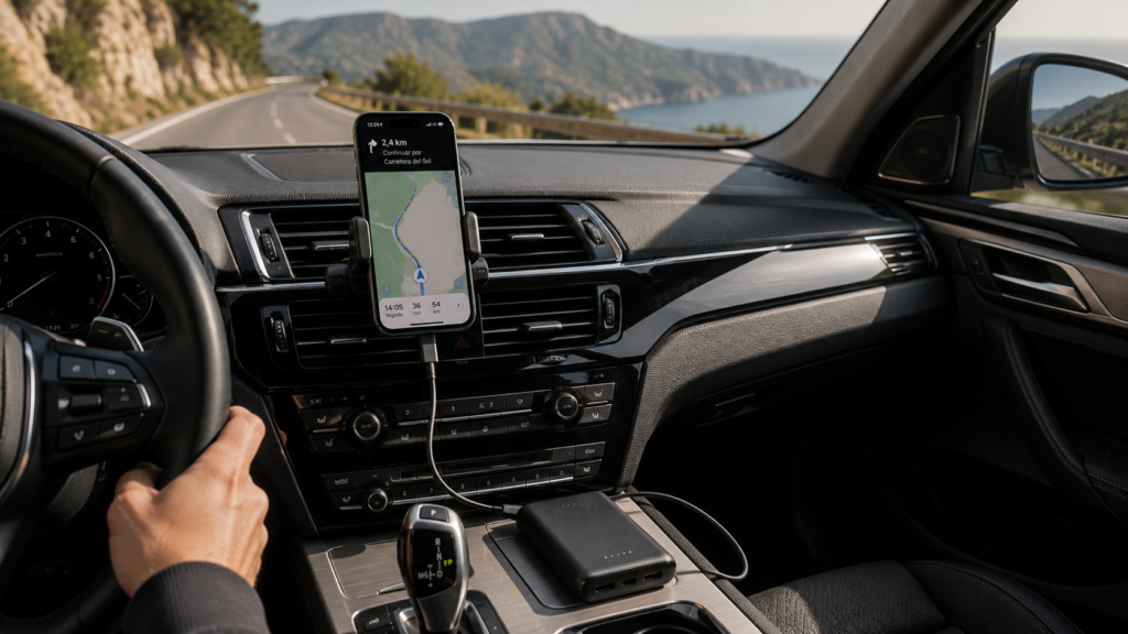 Batería externa para iPhone Pro Max de gran capacidad con carga rápida USB-C
