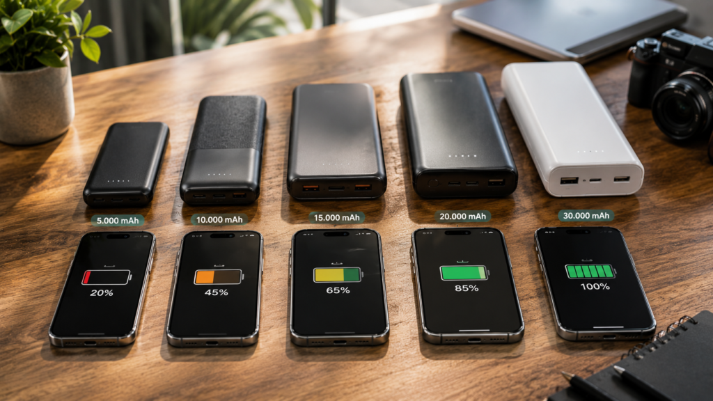 ¿Cuántas cargas da una batería externa a un iPhone?