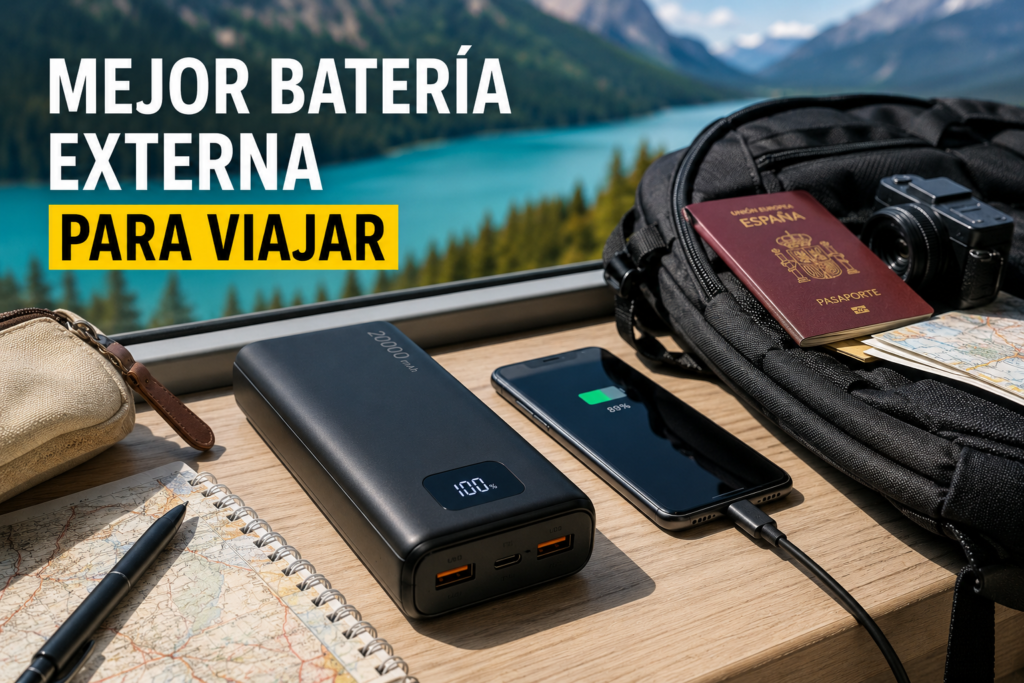 Mejor batería externa para viajar