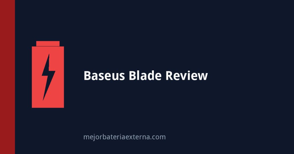Baseus Blade: analisis completo