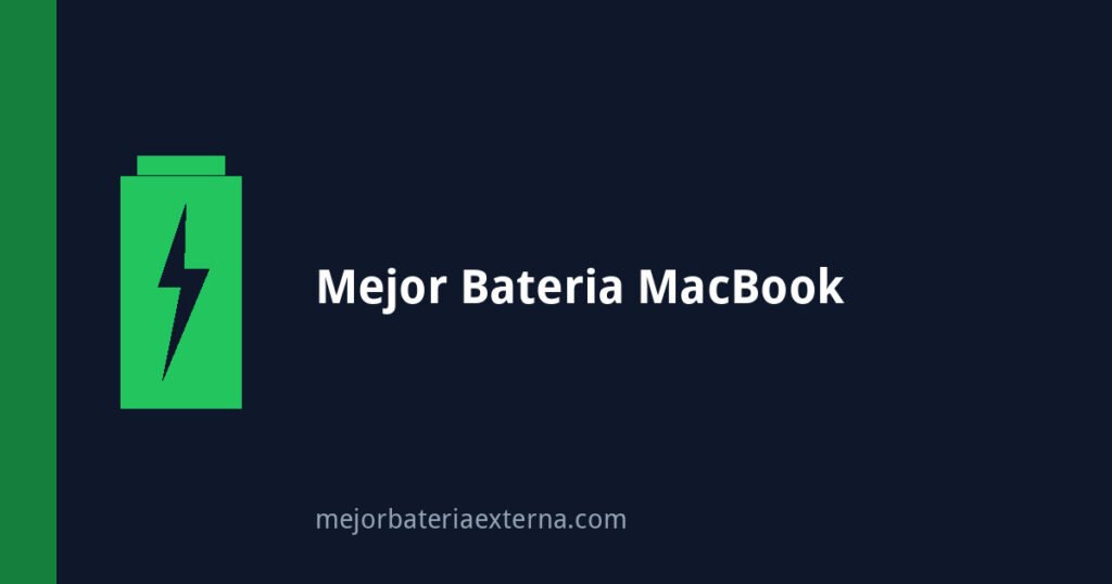 Mejor bateria externa para MacBook