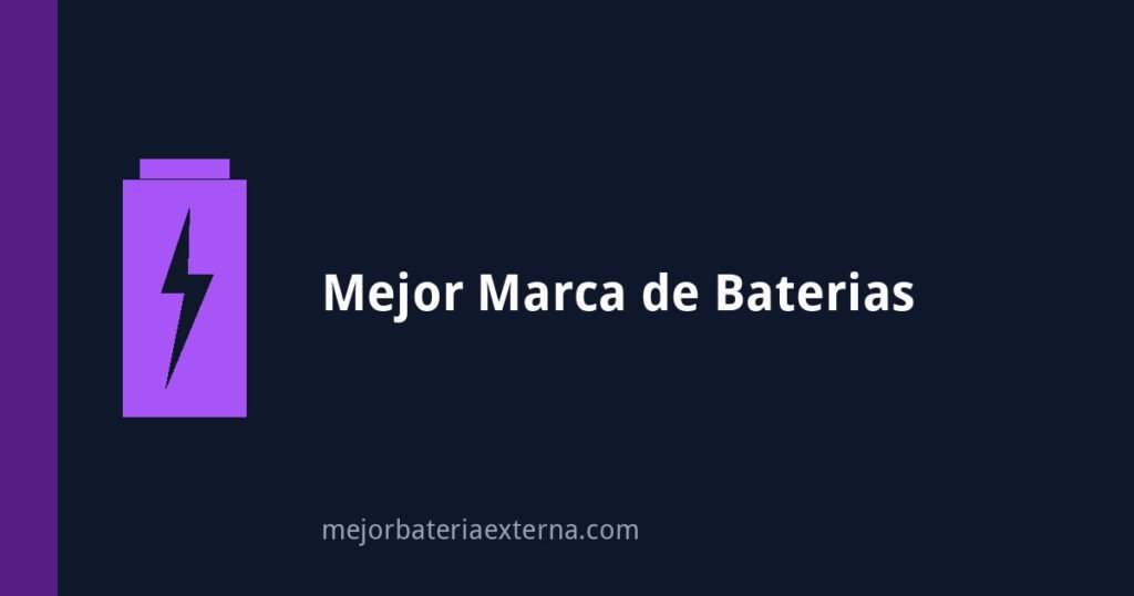 Mejor marca de baterias externas: comparativa completa