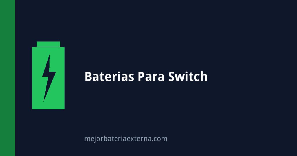Baterias externas para Nintendo Switch