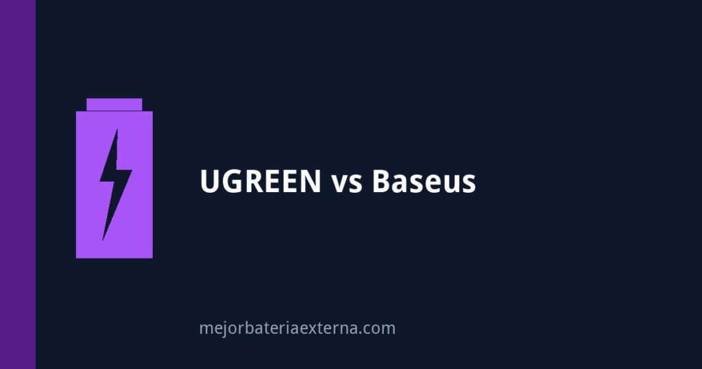 Comparativa UGREEN vs Baseus: que marca de bateria externa elegir